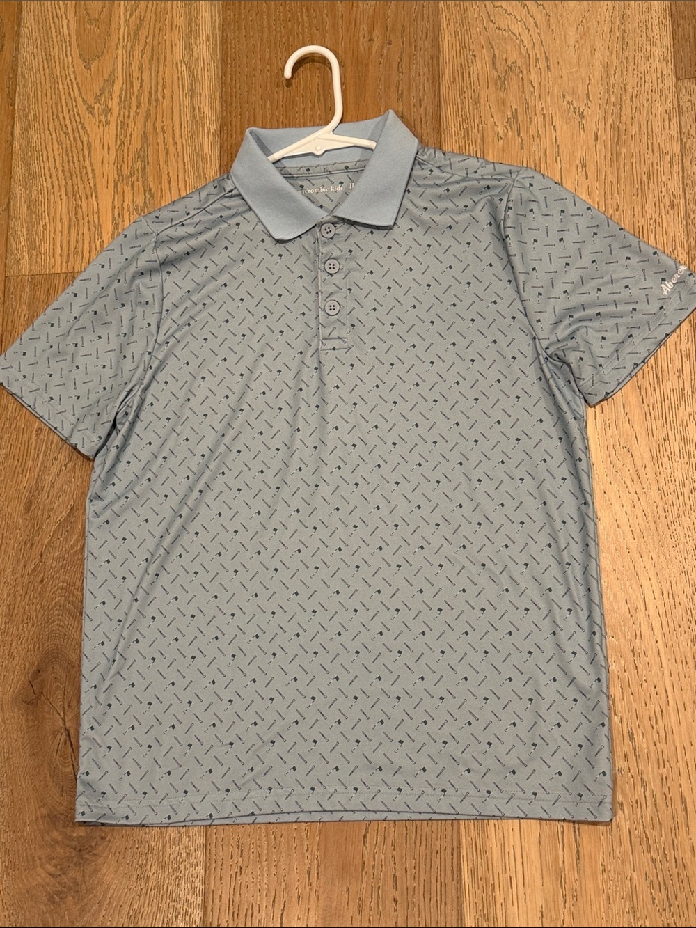 Abercrombie kids Light Blue Performance Polo Shirt